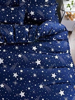 Close View of 3D Shooting Star Printed Double Bedsheets with Pillow Covers by HOMDAZAL
