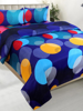 Picture of 3D Bold Circles Printed Double Bedsheets with Pillow Covers by HOMDAZAL