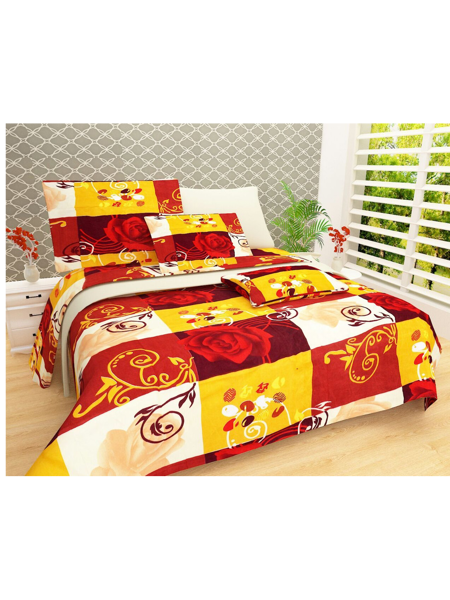 Picture of 3D Floral & Vine Printed Double Bedsheets with Pillow Covers by HOMDAZAL