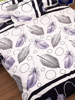 Picture of 3D Bold Leafs Printed Double Bedsheets with Pillow Covers by HOMDAZAL