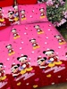 Picture of 3D Mickey & Minnie Printed Double Bedsheets with Pillow Covers by HOMDAZAL