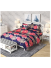 3D Flower & Twig Printed Double Bedsheet with Pillow Covers by HOMDAZAL