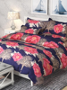 Close View of 3D Flower & Twig Printed Double Bedsheet with Pillow Covers by HOMDAZAL
