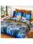 Picture of 3D White Lily Printed Double Bedsheet with Pillow Covers by HOMDAZAL