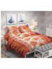 Picture of 3D Multicoloured Floral Printed Double Bedsheet with Pillow Covers by HOMDAZAL