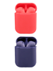 Red & Navy Blue Combo pack of 2 inPods 12 Wireless Bluetooth Earphones
