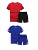 Picture of Pack of 2 Round Neck T-shirt & Shorts Combo for Mens