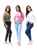 Picture of Pack of 3 Stretchable Jeans For Women