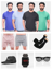 Picture of Pack of 4 T-Shirts with LED Watch ,Sunglasses ,Cap , 2 Boxers , Riding Sleeves