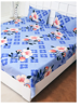Picture of Pack of 5 Cotton Bedsheets for Double Bed with 10 Pillow Covers