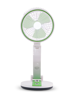 rechargeable table fan with led light