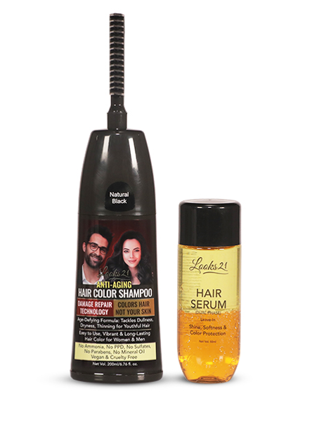 Stain Free Hair Colour Shampoo For Men and Women