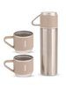 Picture of Double Wall Vacuum Insulated Hot & Cold 500ml Flask with 3 Cups - Pick any 1
