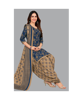 Picture of Festive Stitched Patiala Salwar Suit - Straight Knee Length Kurta Set with Dupatta
