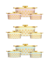 Picture of Pack of 3 Designer Floraa Fine Golden Casserole Set by Trueware