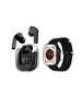 Picture of Bluetooth Calling Fitness Smart Watch & Extra Strap with True Wireless Bluetooth Earbuds