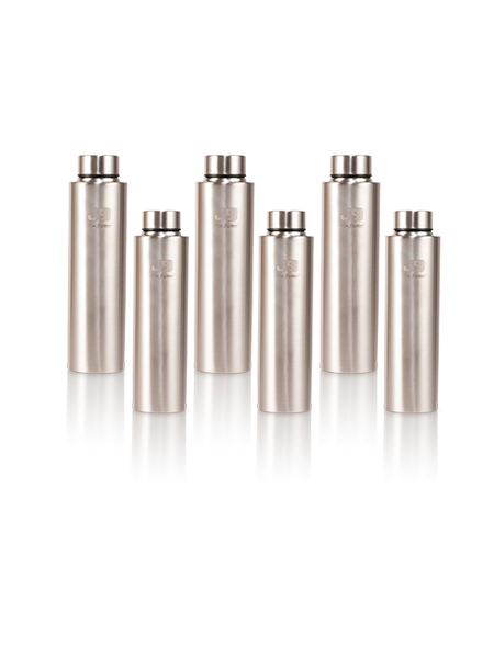 Picture of Stainless Steel Water Bottle Pack of 6 - J09