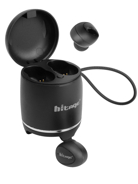 Picture of Hitage BTS431 30 hrs Backup Jalsa 2 IN 1 Speaker + Earbuds Multi-Function Headphones Bluetooth Headset  (Black, True Wireless)