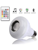 Picture of Bluetooth Speaker 12-Watts LED Smart Light Bulb with RGB Light, Remote Controller
