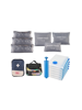 Picture of Pack of 5 Vacuum Compression Storage Bags 6 Laundry Bags Wash Bag Pump& 1 Medicine Bag by House of Quirk