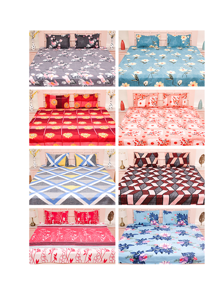 Picture of Summer Breeze Collection: Pack of 8 Double Bedsheets with 16 Pillow Covers