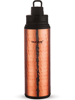 Picture of Trueware Plus 800 Water Copper Bottle with Hammered Lacquer Finish 600 ml Flask  (Pack of 1, Copper, Steel)