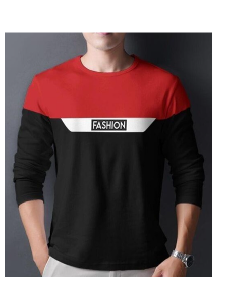 Picture of fashion Printed Full Sleeves T-shirt - Red