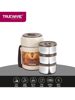 Picture of Trueware Office Plus 3 Stainless Steel Containers Tiffin Insulated Lunch Box |300 ml x 3 3 Containers Lunch Box  (900 ml, Thermoware) - Brown
