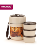 Picture of Trueware Foody 3 Plus Thermoware Lunch Box 3 Containers Lunch Box  (300 ml, Thermoware) - Brown