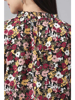 Picture of Vaamsi Black Polyester Floral Printed Regular Top VT1003