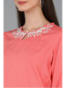 Picture of Vaamsi Pink Viscose Rayon Embroidered Top VT1217
