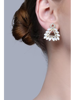 Picture of Pujvi Fashions|| White Color Stone Earring set for girls or Womens.