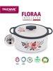 Picture of Trueware Floraa Inner Stainless steel Outer Plastic ( Grey ) Thermoware Casserole  (1000 ml)