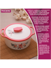 Picture of Trueware Florra Inner steel outer plastic 1500 ML Thermoware Casserole Thermoware Casserole  (1500 ml) - Pink