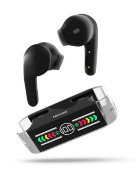 Picture of Tecsox MAX12 Pro Bluetooth Earbud | 30 Hr | Balanced Sound | IPX Water Resistant