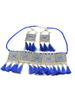 Picture of Pujvi fashion Choker Necklace with earring set for Girls and Women (1 set) Blue Tassel