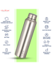 Picture of World'nox EcoLast Stainless Steel Bottle for School, Sports, Office, Travel, Fridge 750 ml Water Bottle  (Set of 1, Silver)