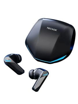 Picture of Tecsox Oyester Bluetooth Earbud | 20 Hr | Powerful Bass | IPX Water Resistant | Game Mode