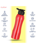 Picture of World'nox DuraSteel Stainless Steel Water Bottle for School, Sports, Office,Travel, Fridge 750 ml Water Bottles  (Set of 2, Red)