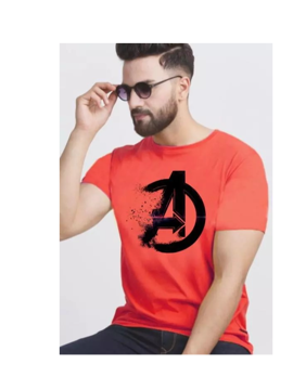 Picture of Classic Designer Men Polyester  Tshirts  Red  A Avenger - Red