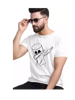 Picture of Classic Designer Men Polyester  Tshirts  White  Dab - White