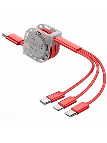 Picture of Tecsox - Red 3A Multi Pin Cable 1 Meter