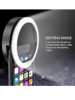 Picture of Tecsox Selfie Ring Light 36 LED Clip-on Smartphone Flash Light- Black