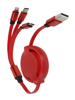 Picture of Tecsox - Red 3A Multi Pin Cable 1.2 Meter