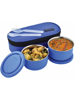 Picture of Trueware Executive MicroSafe Blue 2 Containers Lunch Box  (600 ml) - Blue