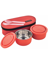 Picture of Trueware Executive Micro Safe Red 2 Containers Lunch Box  (600 ml) - Red