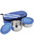 Picture of Trueware Classic Stainless Steel 2 Containers Lunch Box  (600 ml) - Blue