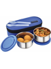 Picture of Trueware Classic Stainless Steel 2 Containers Lunch Box  (600 ml) - Blue