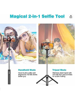 Picture of Tecsox Extendable Bluetooth Selfie Stick with Tripod Stand