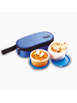 Picture of Trueware Eco Fresh 2 PP Microwave Safe 2 Containers Lunch Box  (600 ml) - Blue